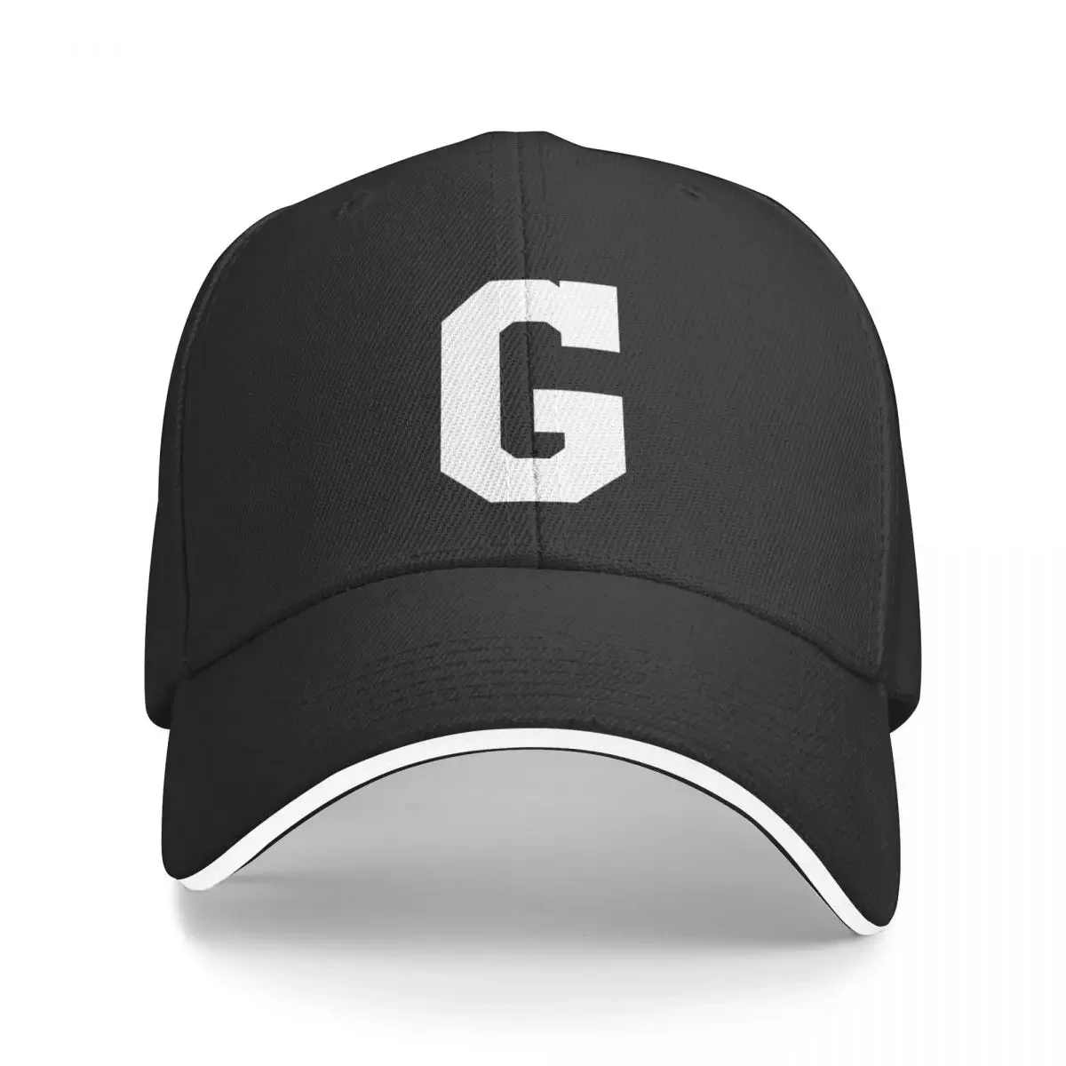 

Alphabet, White G, Sports letter G Baseball Cap Hat Man For The Sun Cosplay Luxury Man Hat Golf Wear Men Women's
