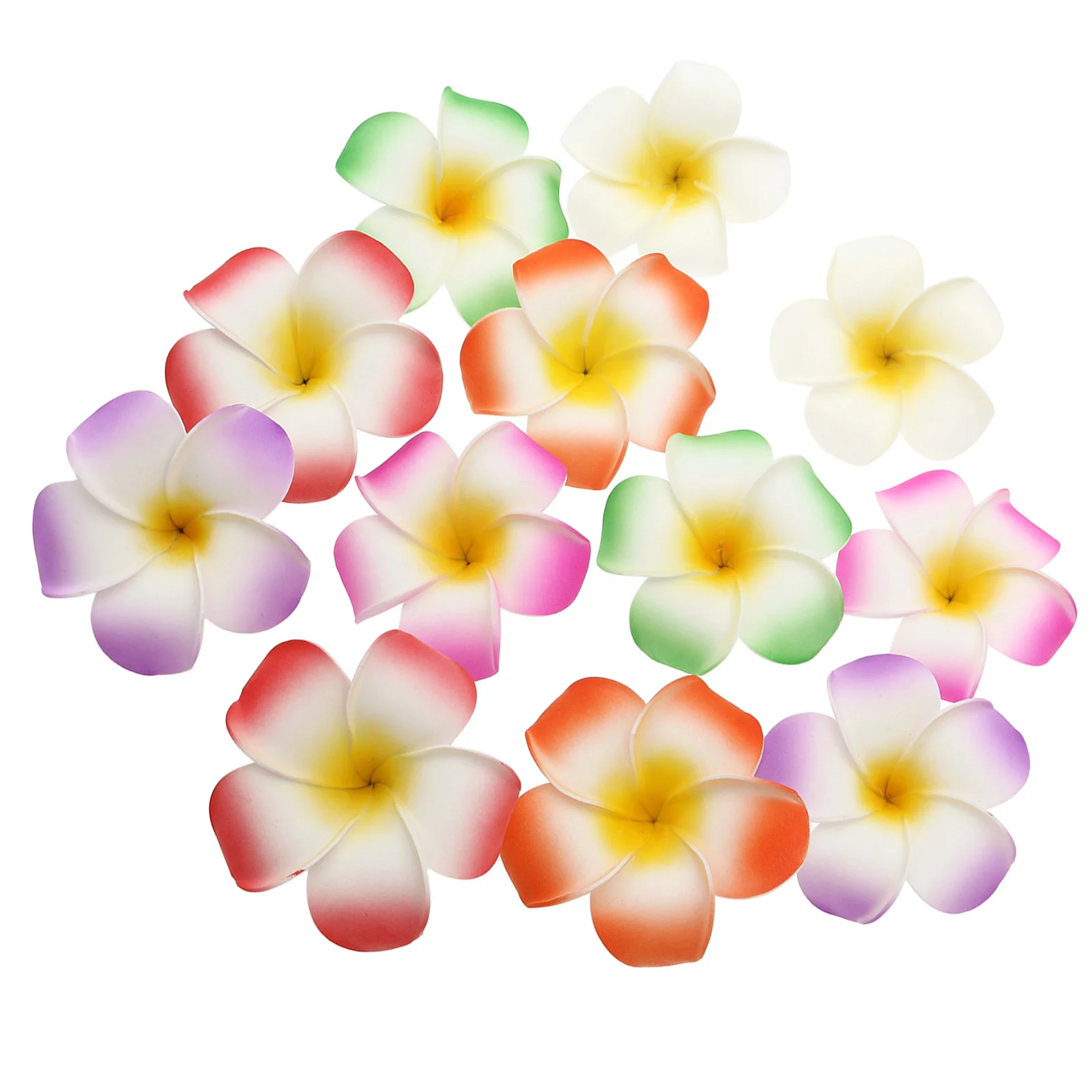 12 Pezzi Plumeria Fermaglio Per Capelli Decorazioni Hawaiane Fiori Per Accessori Clip Tiara Girl