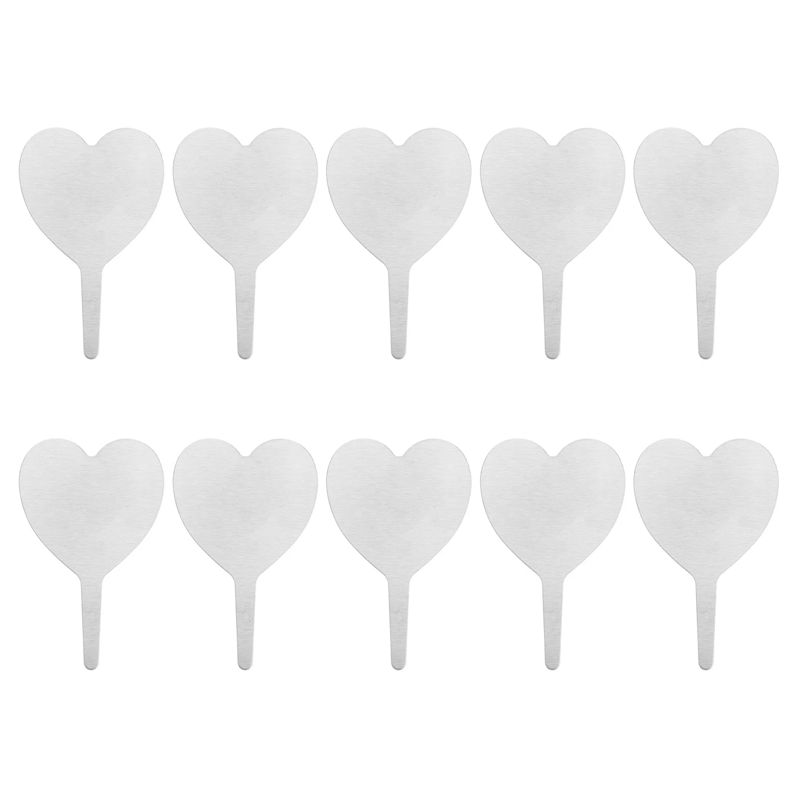

50 Pcs Emblems Metal Tags Emblemss Labels Water Proof Marking Stainless Steel Flower
