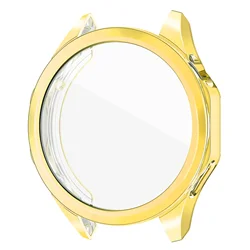 50pcs TPU Silicone Screen Protector Bumper Cases for Huawei Watch GT 4 - Full Coverage (Gold)