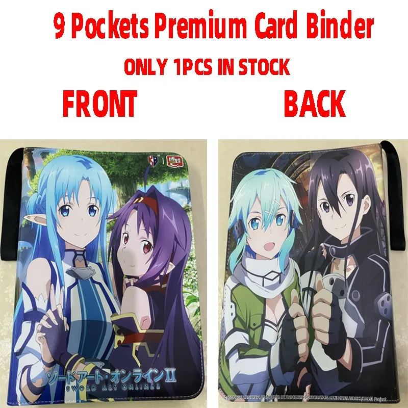 

2023 Genshin Impact card binder Album Folder With 360 Side Loading Pockets 9 Pocket Trading Card