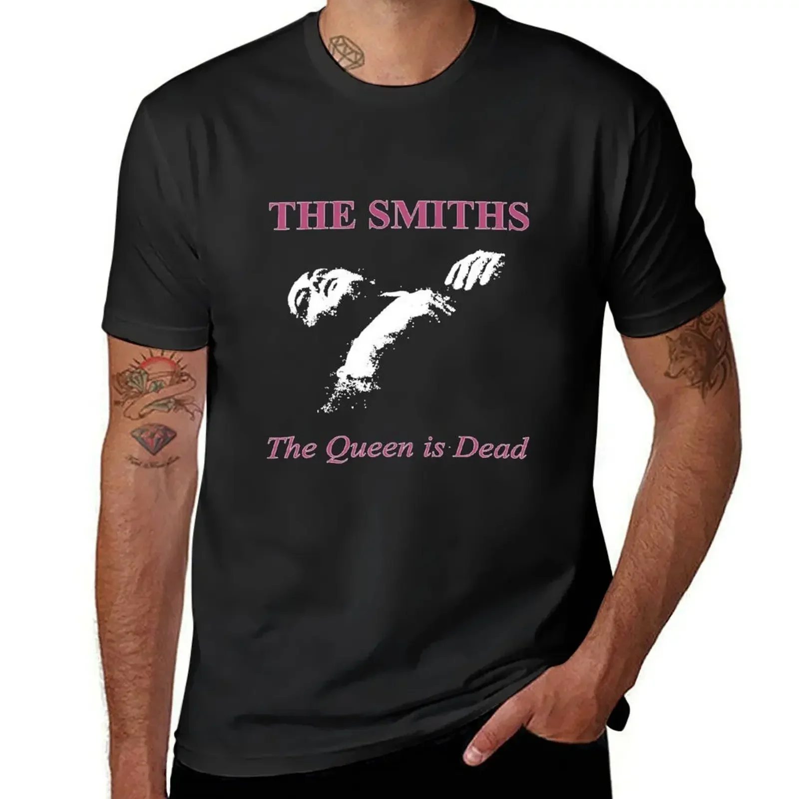 Uomo The Smiths The Queen Is Dead Comfortable T-Shirt Anime Coreano Fashion Oversize Designer T Shirt Uomo