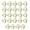 24Pcs Metal Card Holder Memo Clips Photo Holder Clamps Stand Card Desktop Message Crafts Supplies for School Student 1