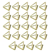 24Pcs Metal Card Holder Memo Clips Photo Holder Clamps Stand Card Desktop Message Crafts Supplies for School Student 1