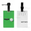 Custom Funny Sport Golf Ball Luggage Tag With Name Card Privacy Cover ID Label for Travel Bag Suitcase 2