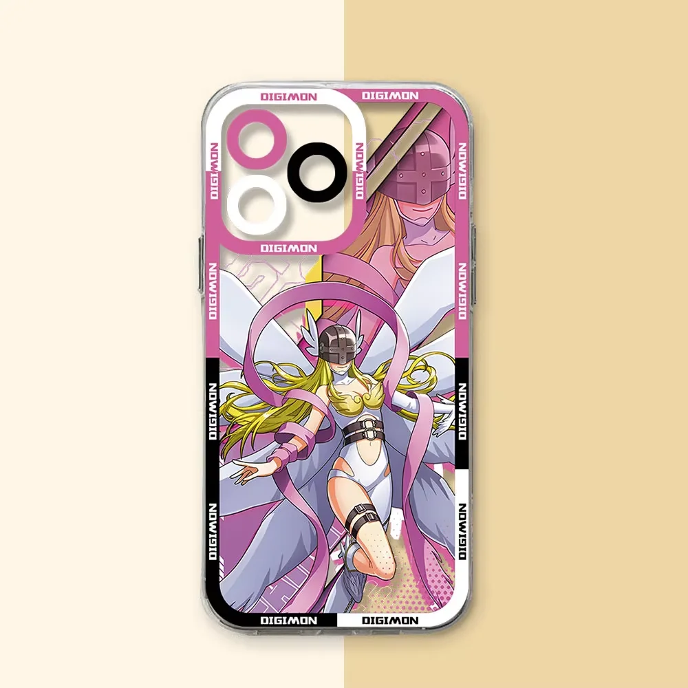 Transparent Anime Digimon Phone Case