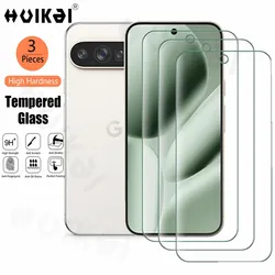Premium Quality Scratchproof Tempered Glass Screen Protector - 3 Pack - Google Pixel 9