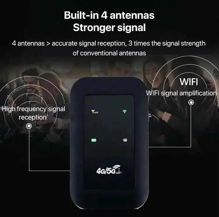 Bolsillo Ultralink Portable 4G WiFi Router Set Wireless Portable Mobile WiFi MULTI-DEVICE CONNECTIVITY