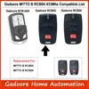 Gadoore 433Mhz Bft Mitto B RCB04 Garage Door Remote Bft Mitto RCB04 Compatible with  433Mhz BFT Mitto B RCB02 Mitto B RCB04 2
