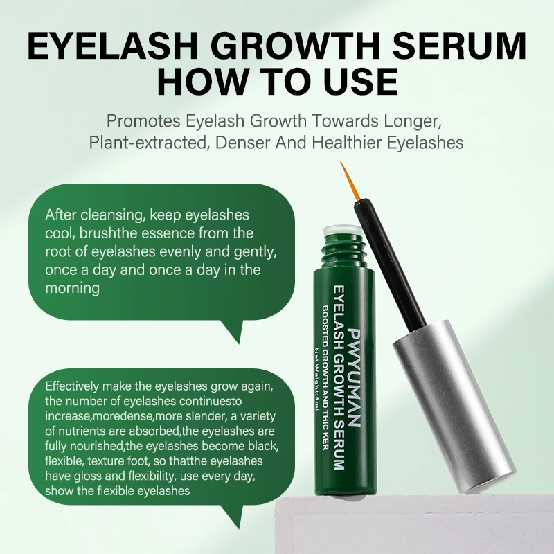 Fast Eyelash Growth Serum 7 Days Natural Eyelash Enhancer Longer Fuller Thicker Curling Lash Treatment Eye Care Products Makeup images - 6