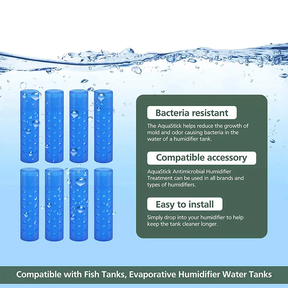 5 Stuks Luchtbevochtiger Tank Reiniger Voor Verdampende Ultrasone Luchtbevochtiger Gghs15 Aquastick Universele Luchtbevochtiger Watercartridge