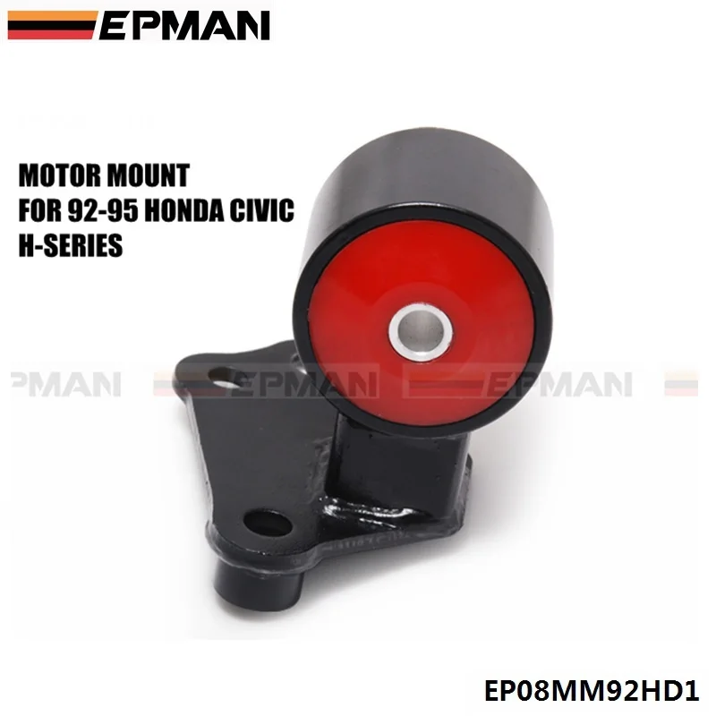 EPMAN Transmission Conversion Motor Mount Red For 92-95 Honda Civic EG EJ DELSOL AT To MT EP08MM92HD1