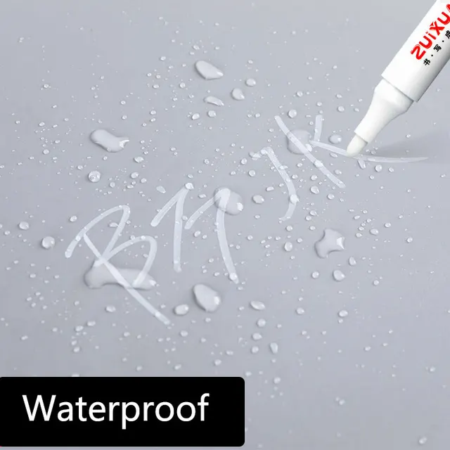 White Waterproof Marker Pens 3