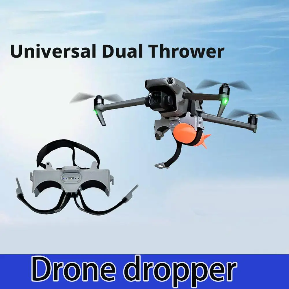 Lanceur double commande pour drone professionnel ouvert, montrant les emplacements pour tablettes et téléphones.
