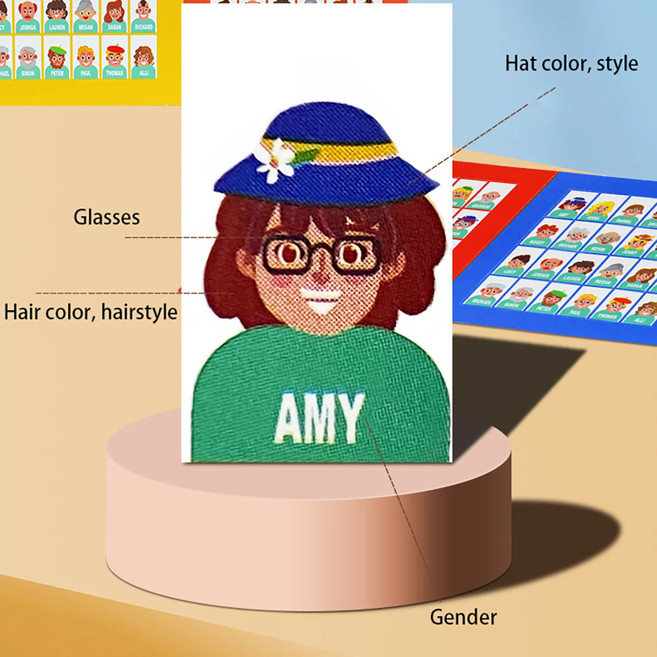 Family Guessing Board Game Who Am I Classic Toys Memory Training Parent Child Leisure Time Party Puzzle Games For Kids 4