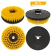 1 Pcs 6 Inch Power Scrubber Cleaning Brush with M14 Thread Drill Adaper for Cleaning Carpets Kitchen and Bathrooms Car Interiors 4