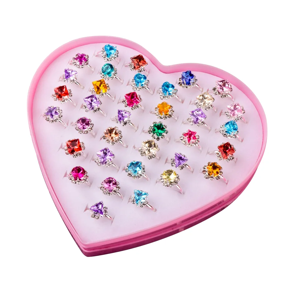

36 Pcs Children Kids Diamond Diamond Rings For Kids Baby Toy Diamond Diamond Rings For Kids Diamond Diamond Diamond Rings For