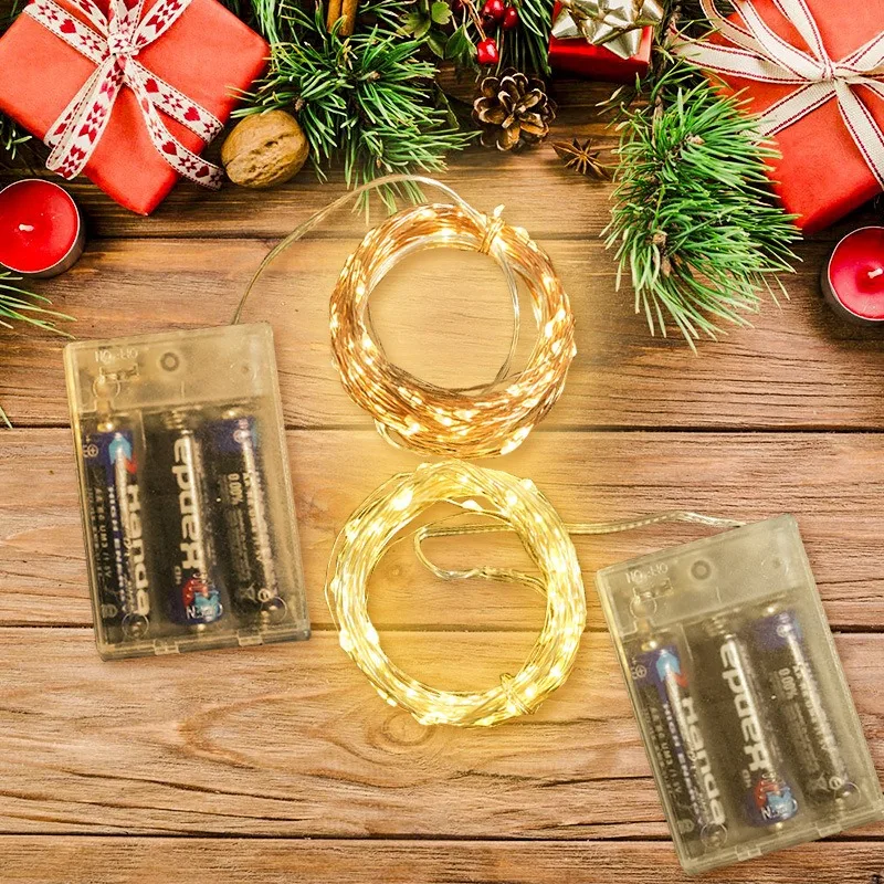 

1Pack Fairy Light String Led Copper Wire String Light 10M Battery Powered for Bedroom Garden Party Wedding Decoration