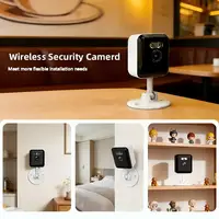 Caméra de sécurité Wifi HD 2MP, mini caméra de surveillance intérieure, vision nocturne, audio bidirectionnel, détection humaine, caméra IP 2MP 6