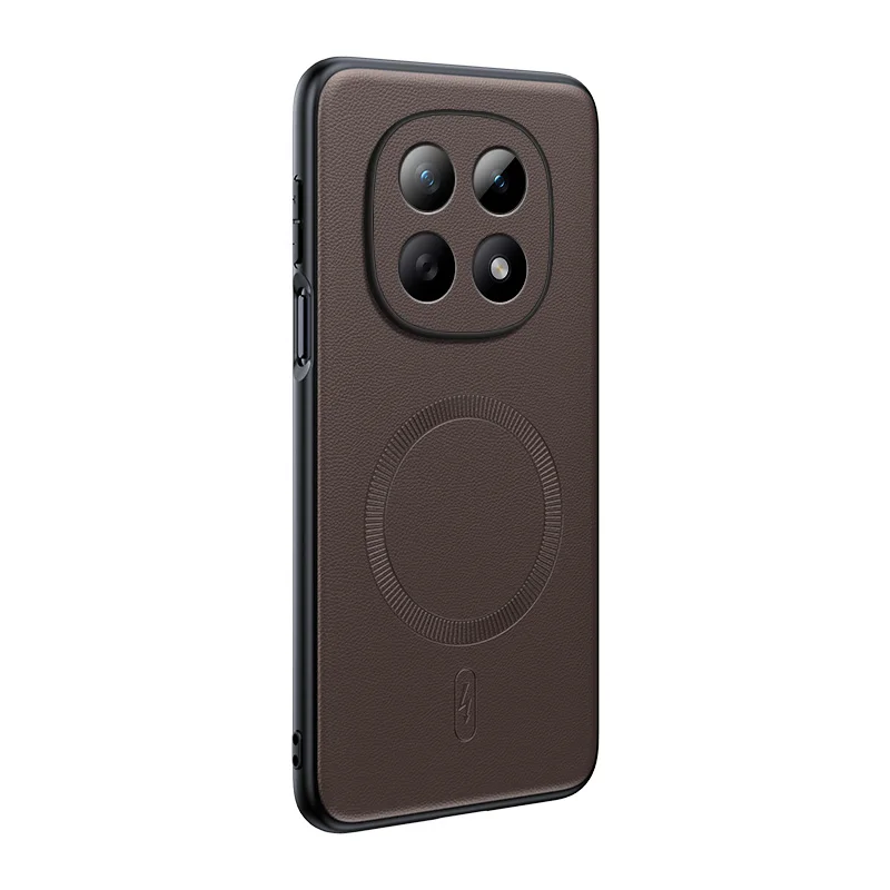 Für Redmi Note 15 4G Hülle Magnetisches Leder-Schutzcover für Redmi Note 15 4G Anti-Fingerabdruck Rutschfest PC+TPU – Detail 4