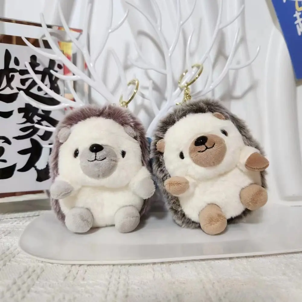 Adorable Little Hedgehog Keychain Mini Hedgehog Little Hedgehog Pendant Soft Stuffed Cute Hedgehog Keyring Hanging Decor