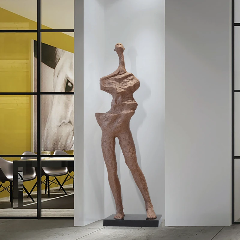 

Decoration Entrance Decoration Hotel Lobby Sales Club Large Fiberglass Floor Sculpture Artwork