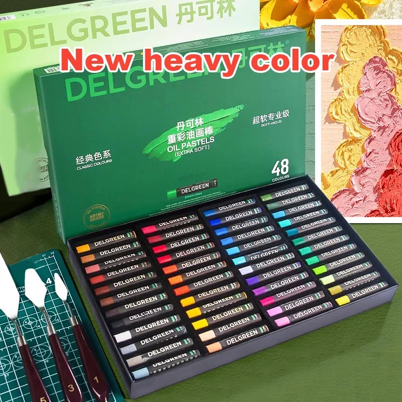Oil Painting Sticks Professional Non-toxic Student Graffiti Drawing Art Crayons Oil Pastel Supplies 24/36/48/72Colors