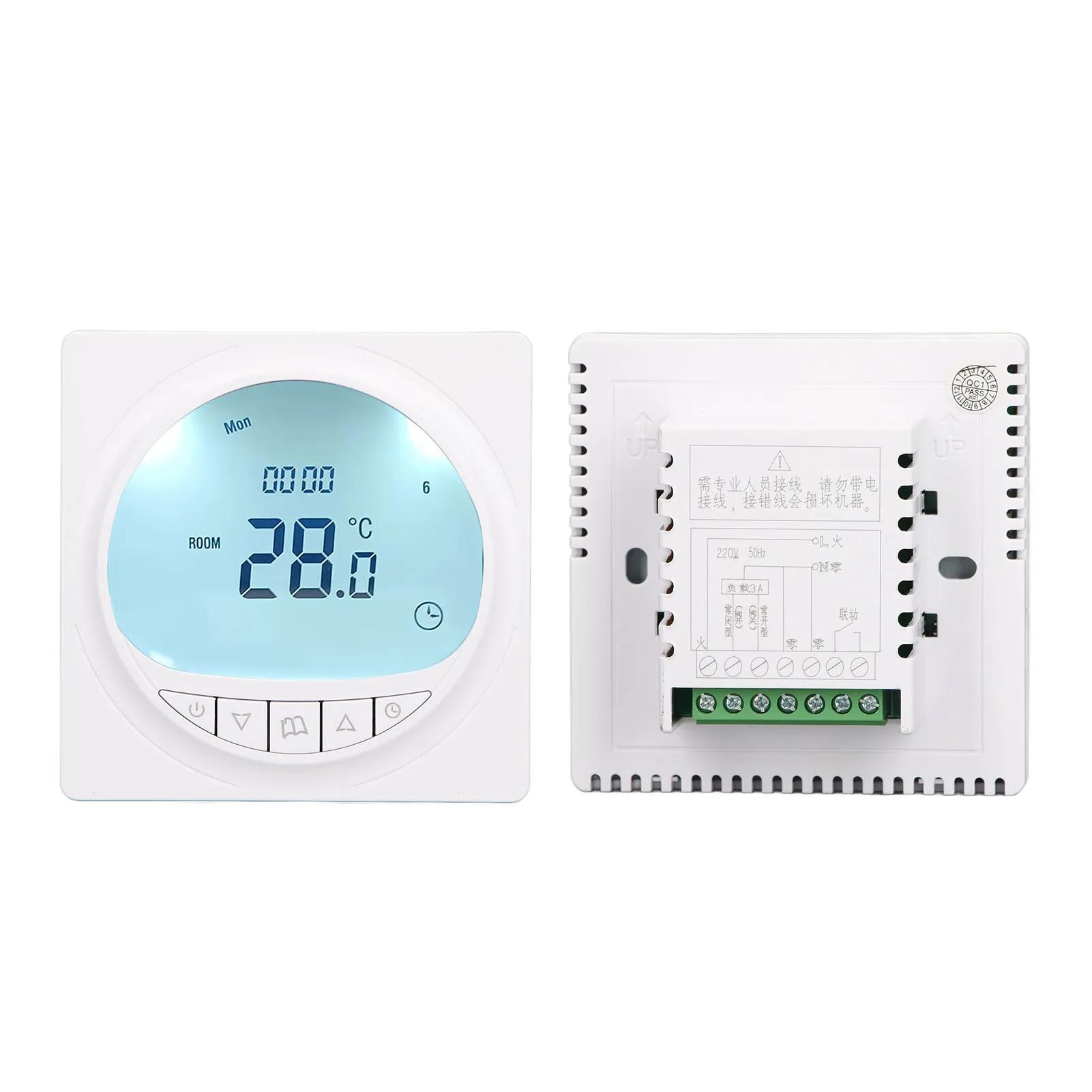 Description Picture 6 of itemHome Temperature Controller Home Thermostat Water Floor Heating Thermostat LCD Display Smart Home Temperature Controller Panel