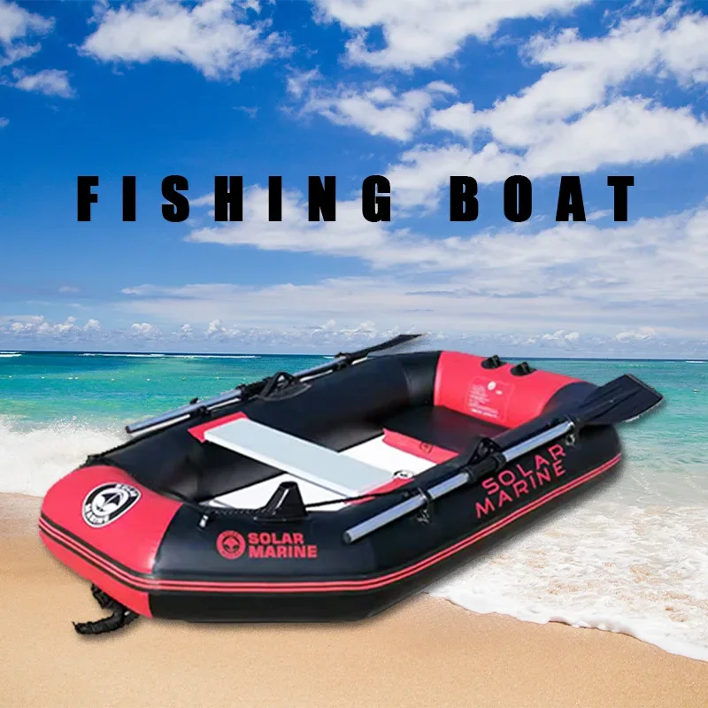 1 Person Inflatable Boat Set Fishing Kayak Raft Sport for Adults with Paddles  Air Pump Carry Bag Fishing Rod Holder - AliExpress