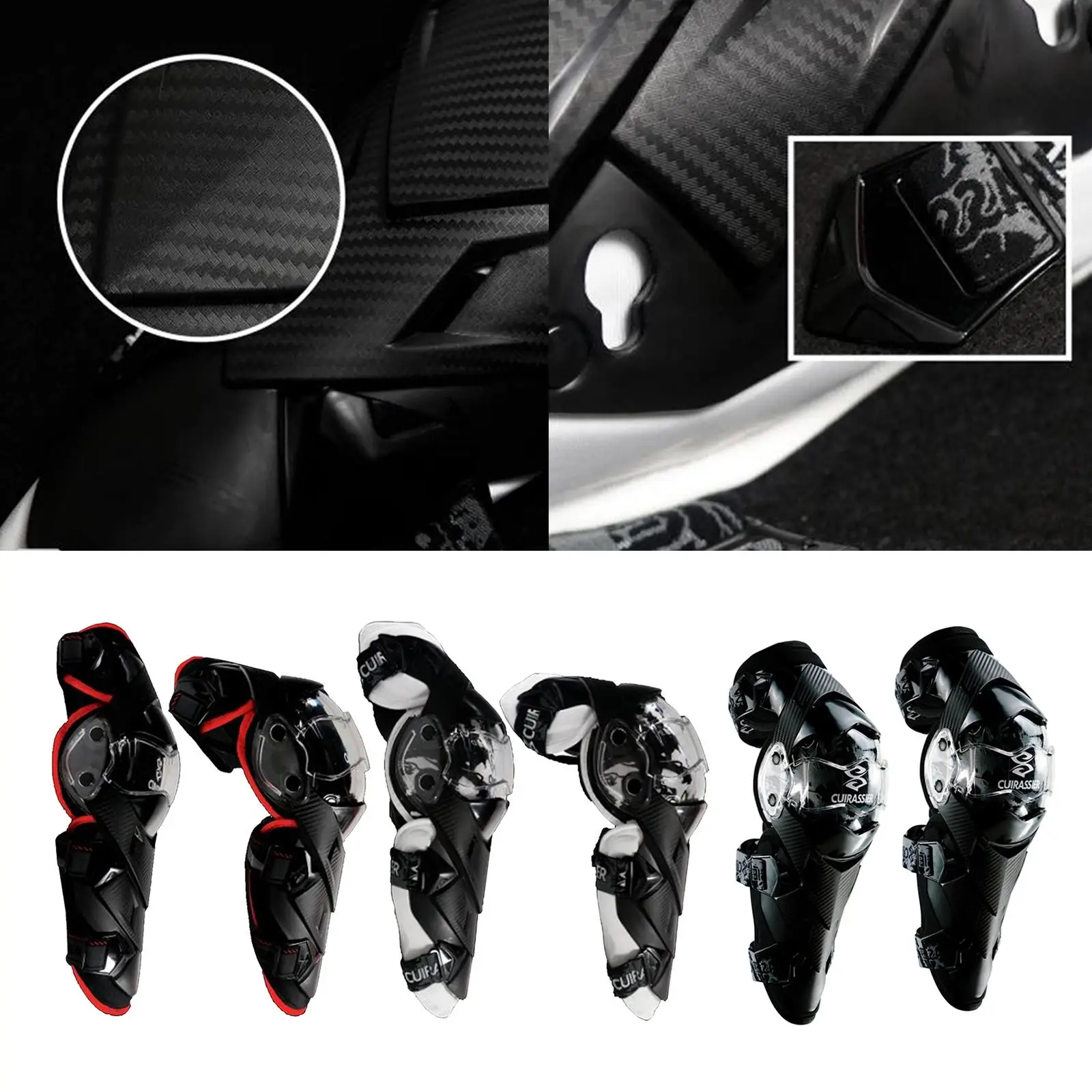 1 Pair Knee Pads Motorcycle-Adult Motorcycle Knee Pads/Adjustable Pads