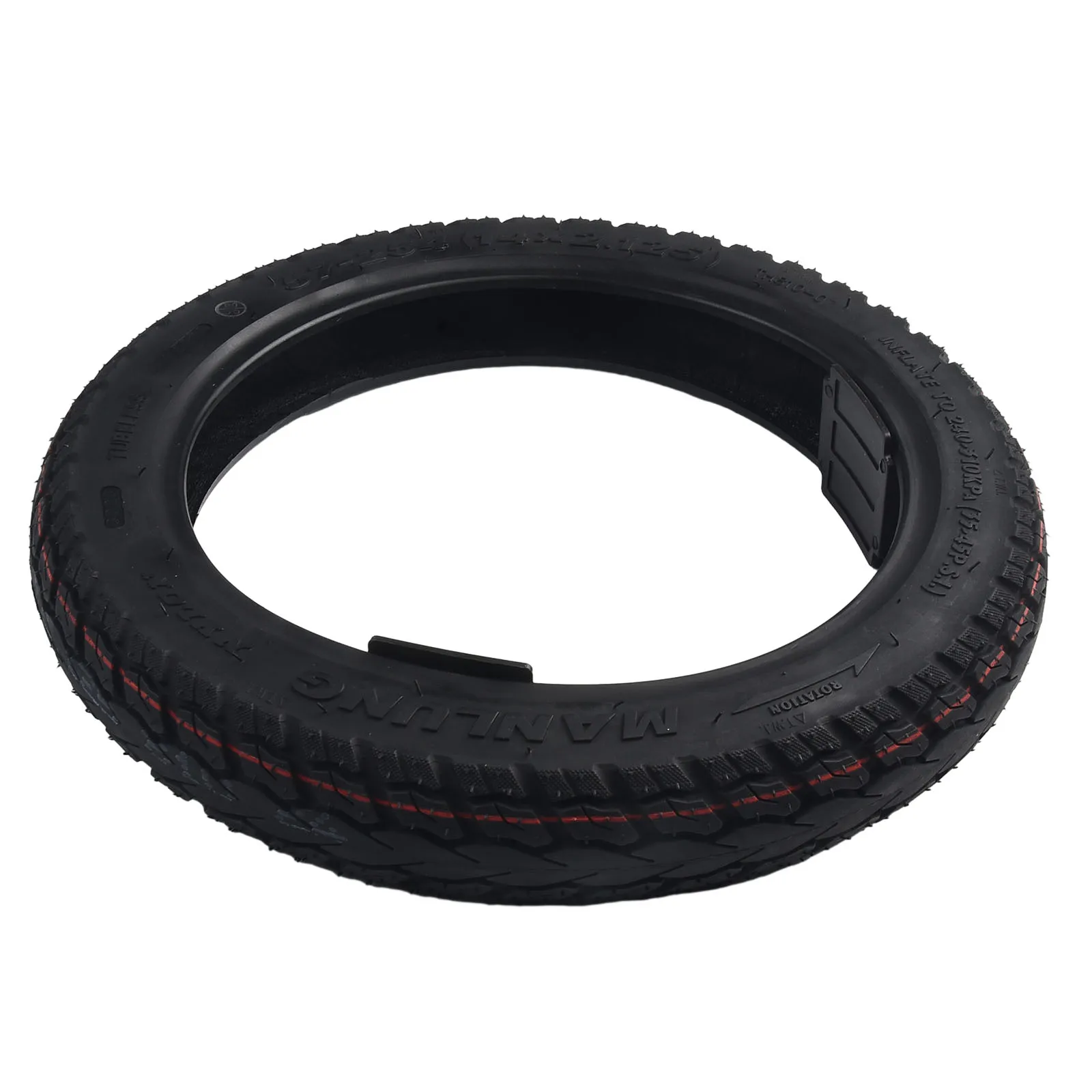 

Бескамерная шина 14 дюймов 14x2,125 1 шт. 920 г черный электрический велосипед сменный Электрический велосипед