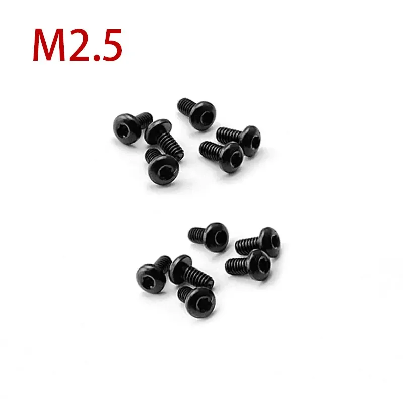 Pocket knives 10pieces Stainless Steel M2.5 Screw Folding Knife Back Clip Screw T6 Plum Head Nail DIY Knife Tool Rivet