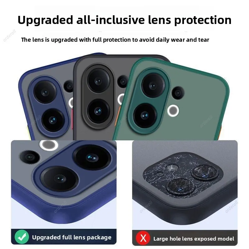 Simplicity Skin-Feel Frosted Translucent Acrylic Case - Shockproof and Anti-Fingerprint