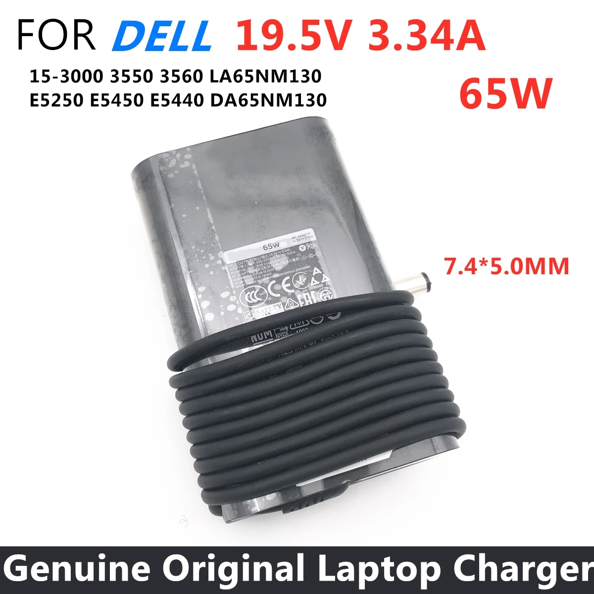 Venton 65W 19V 3,42A Alientation pour Ordinateur Portable AC 100-240V
