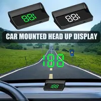Car Head Up HD Display GPS Speedometer Speed KMH Digital HUD Windshield Projector For All Cars Auto Electronics Accessories 2