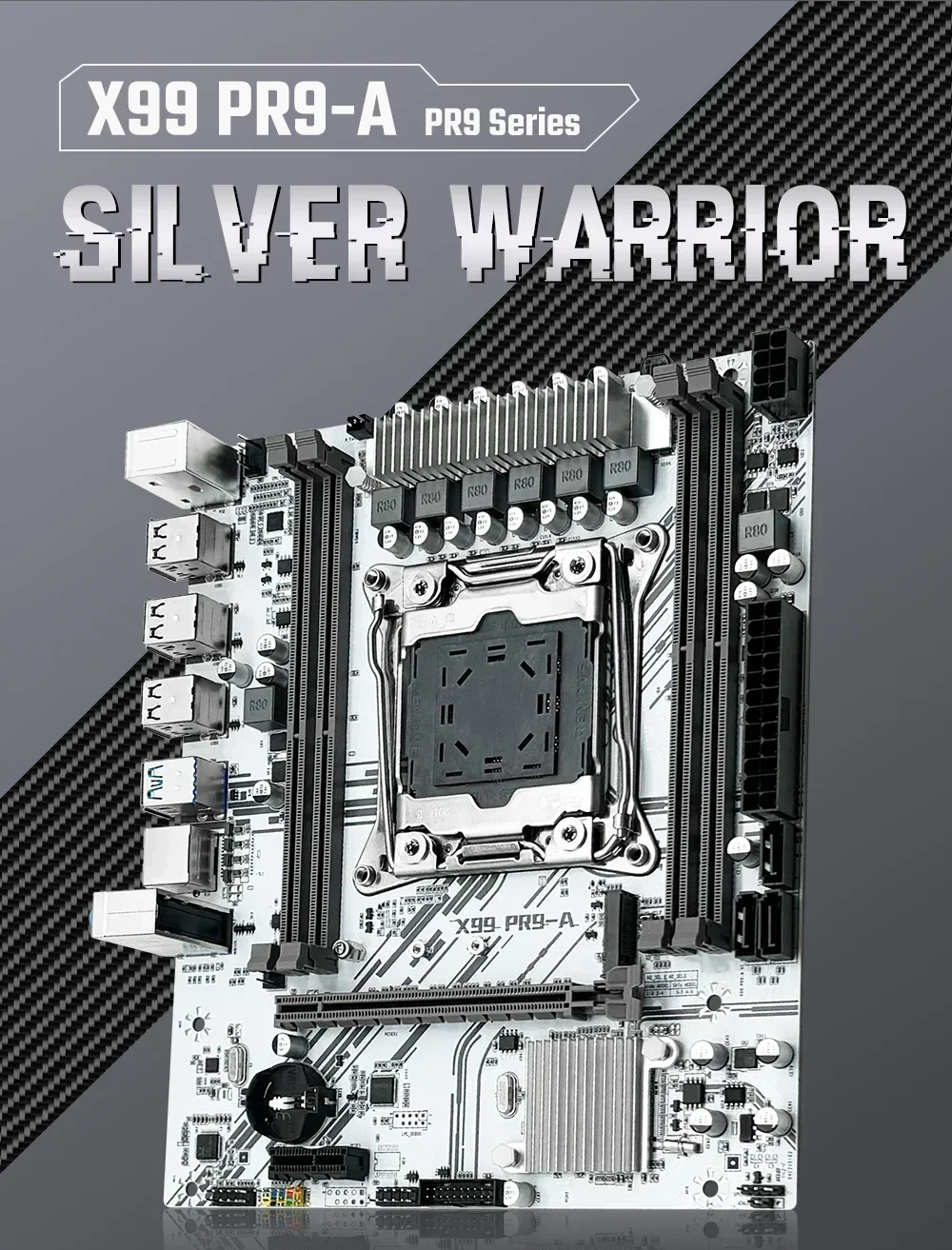 Description Picture 3 of itemMACHINIST PR9-A Xeon X99 motherboard combo LGA 2011-3 E5 2680 V4 CPU + 16GB 2400MHz DDR4 ECC memory kit Support NVME M.2 SATA