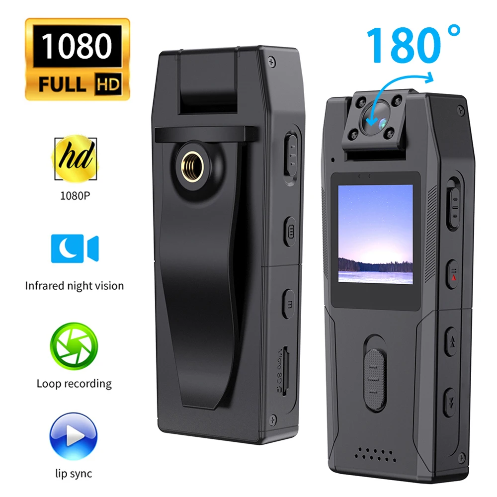 

A22 Full HD 1080P Sports DV Night Vision 2200mAh Motion Detection Digital Camera Long Battery Life LCD Screen Mini Camcorder