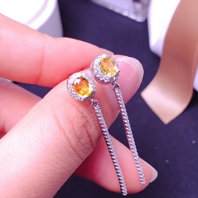 Женские эксклюзивные серьги с искусственными кристаллами