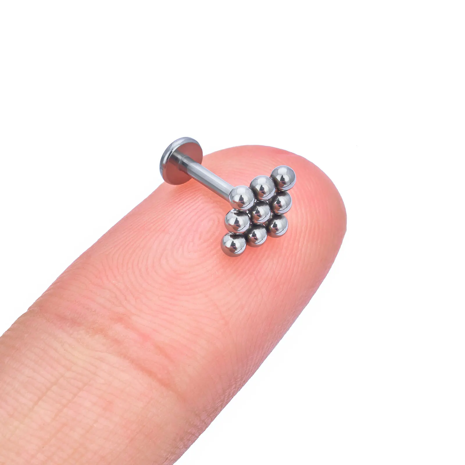 10pcs G23 Titanium Piercing Nose piercing balls combination nose stud ear tragus helix cartilage labret Body Piercing Jewelry