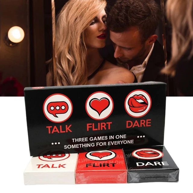 Couple Romantic Card Game Game Deck Talk Or Flirt Or Dare Cards 3