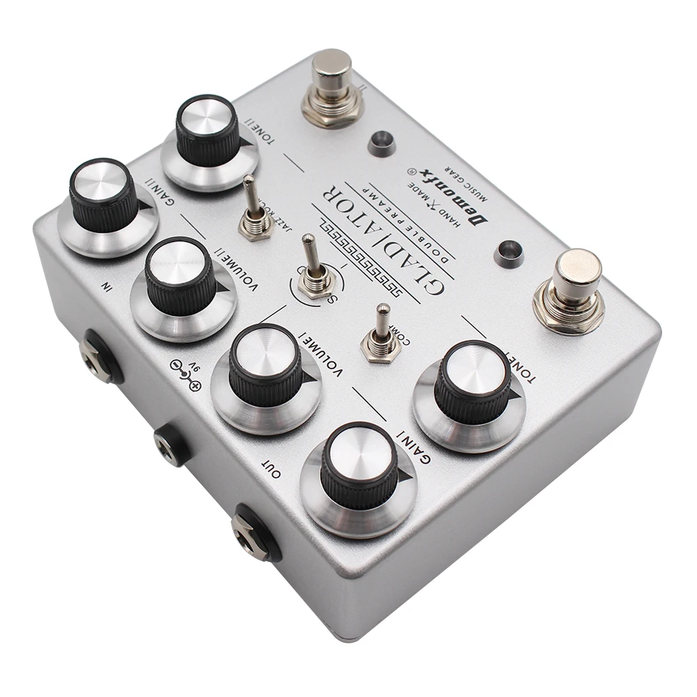 Demonfx Gladiator オーバードライブ NEW High quality Demonfx GLADIATOR DOUBLE PREAMP OVERDRIVE