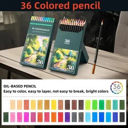 Vibrant Soft Core Colored Pencils for Creative Coloring and Drawing (36 color)