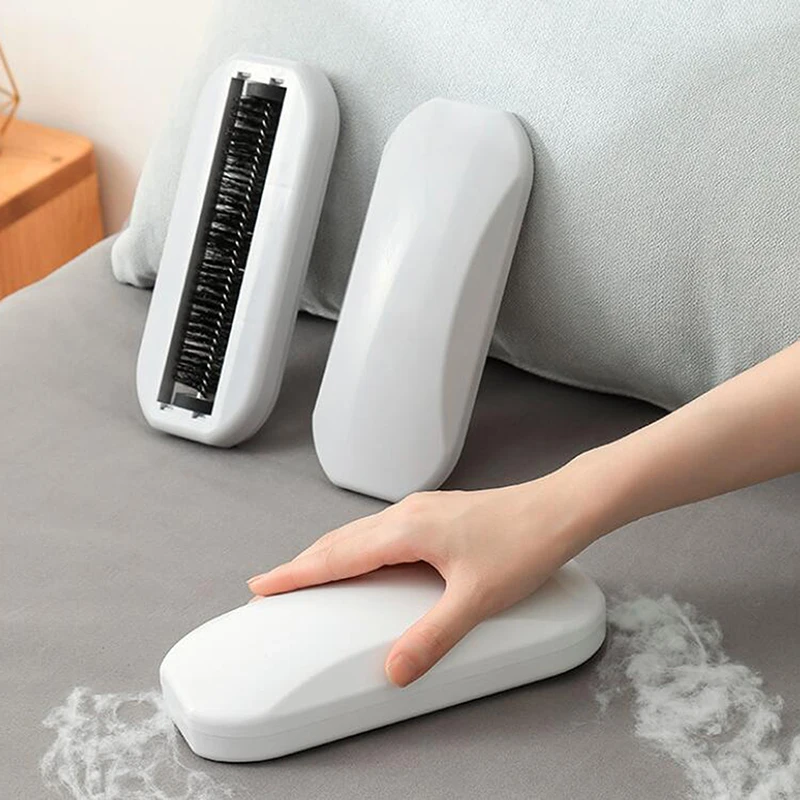 Carpet Dust Brush Plastic Bedside Table Crumb Sweeper Pet Hair Fluff Cleaner Sticky Picker Lint Roller Clothes Sweeping Cleaning 1