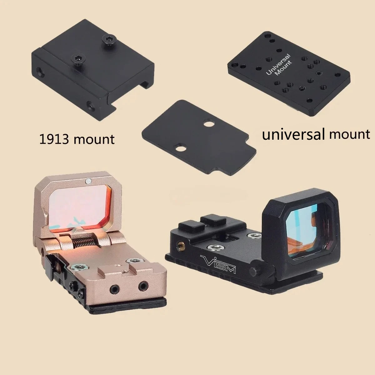 Red Dot Reflex Sight for Hunting with Flip Up Lens