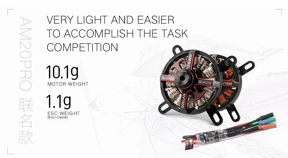Hélice 10x3.1 du combo T-MOTOR AM20 PRO, conçue pour drone à voilure fixe