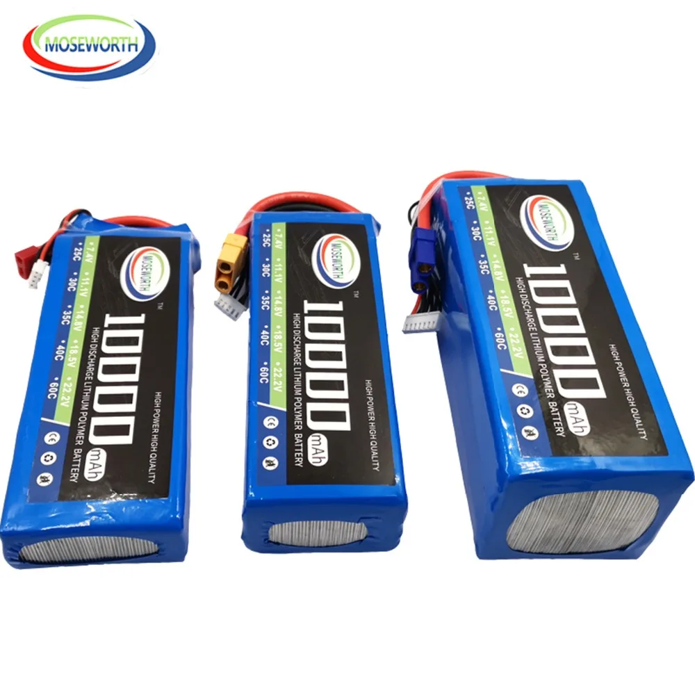 Batterie LiPo 2S 7.4V RC 5200mAh 35C/25C EC5 XT60 T Plug