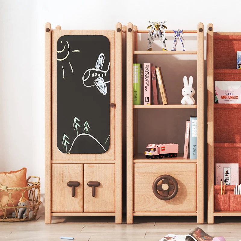 Creative Kids Furniture Car Shape Children Bookshelf Storage Kids Book Cabinet