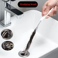 Pipe Dredging Brush Long Clean Kitchen Bathroom Hair Sewer Sink Cleaning Drain Pipe Flexible Cleaner Clog Plug Hole Remover Tool 1