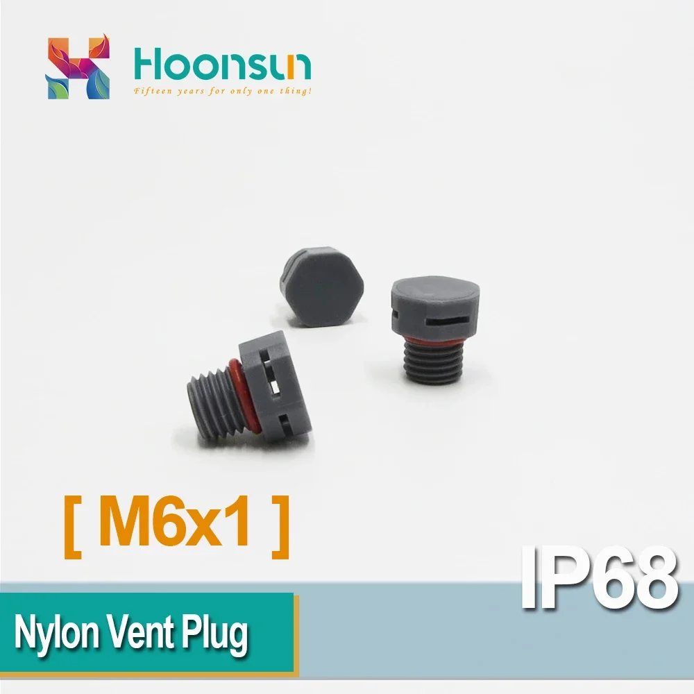 10 pcs Plastic Breathable Screw Vent Valve M6x1 M6*1 M6 Nylon Screw Vent Stop Plug