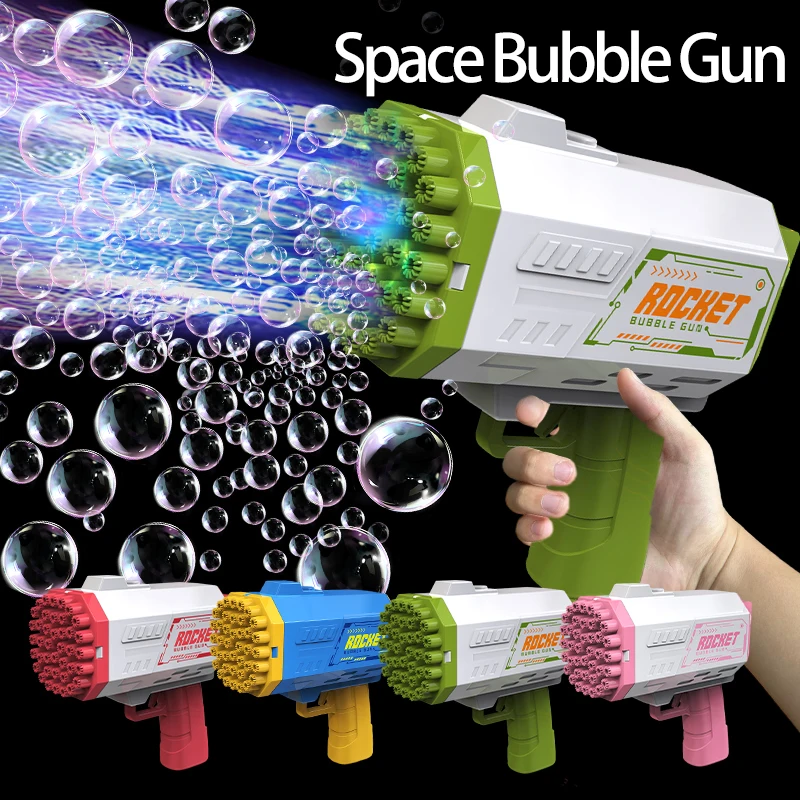 40 Hole Bubble Gun Outdoor Wedding Automatic Continuous Bubble Production Children's Gift (Excluding Bubble Liquid and Battery) 5